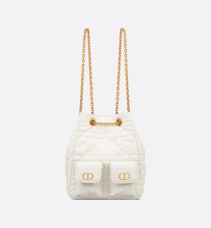 Medium Dior Caro Multicarry Backpack with Chain 1
