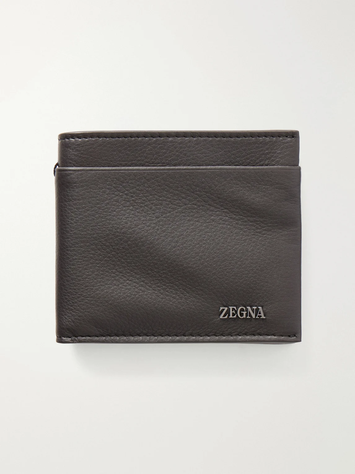 Secondskin Logo-Embellished Leather Billfold Wallet - 1