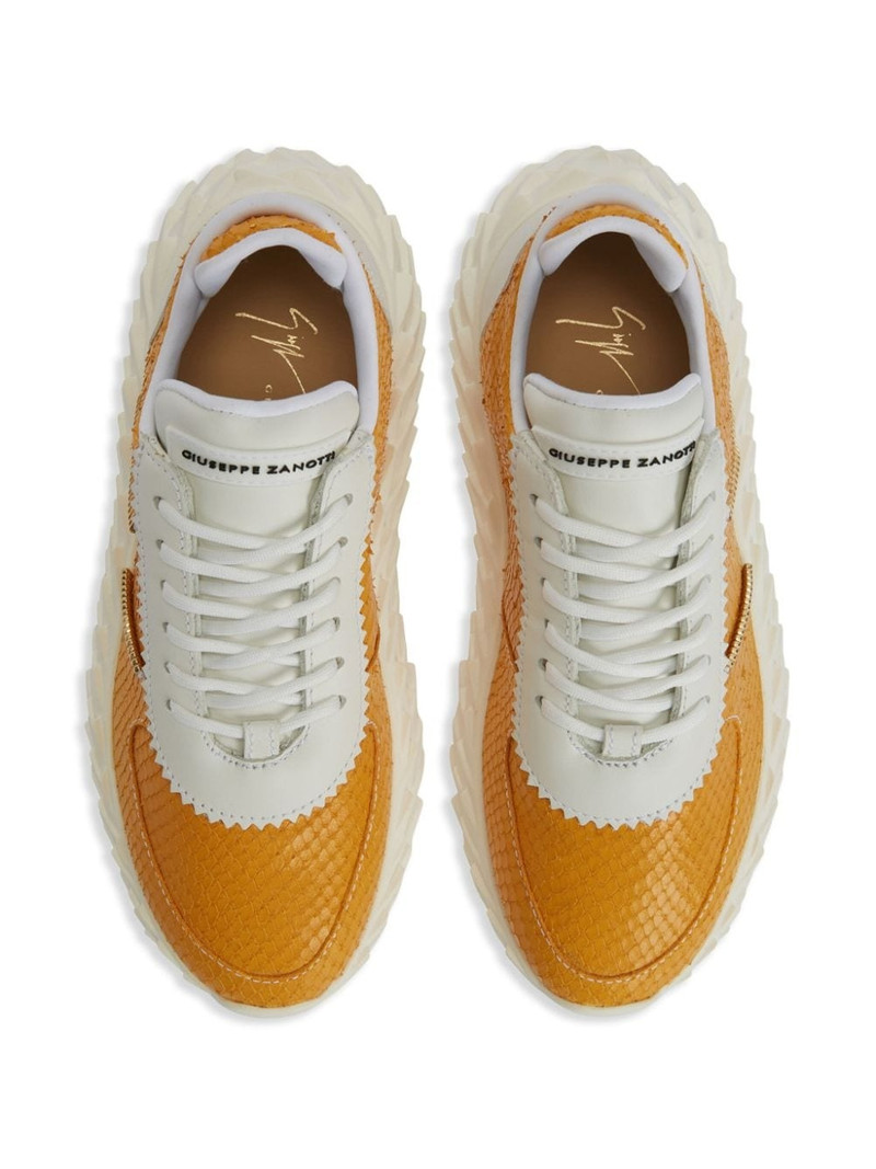 Urchin snakeskin-effect sneakers 4
