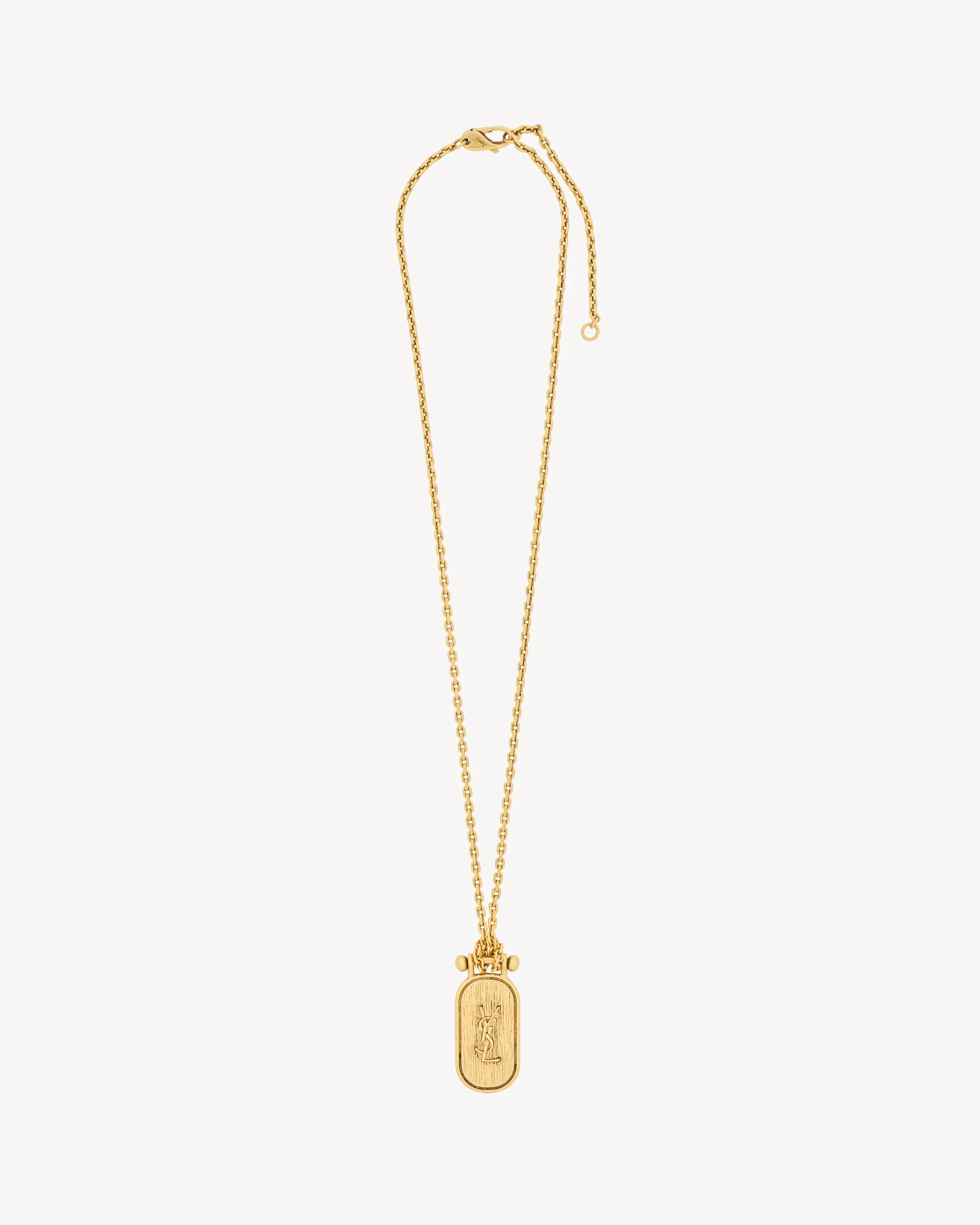 CASSANDRE TABLET NECKLACE IN METAL - 1