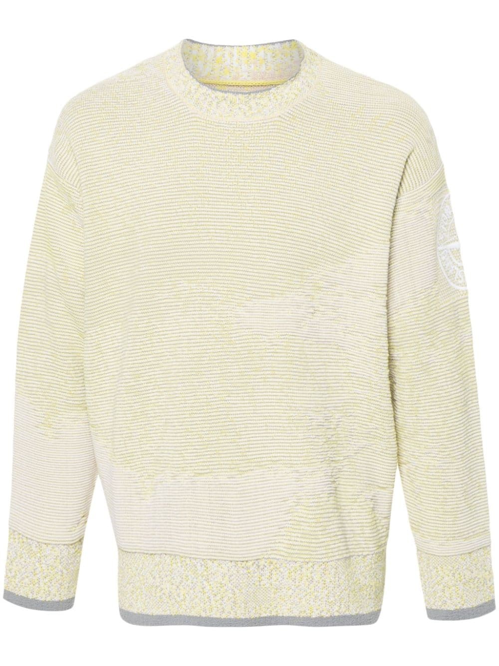 Compass-logo knitted jumper - 1