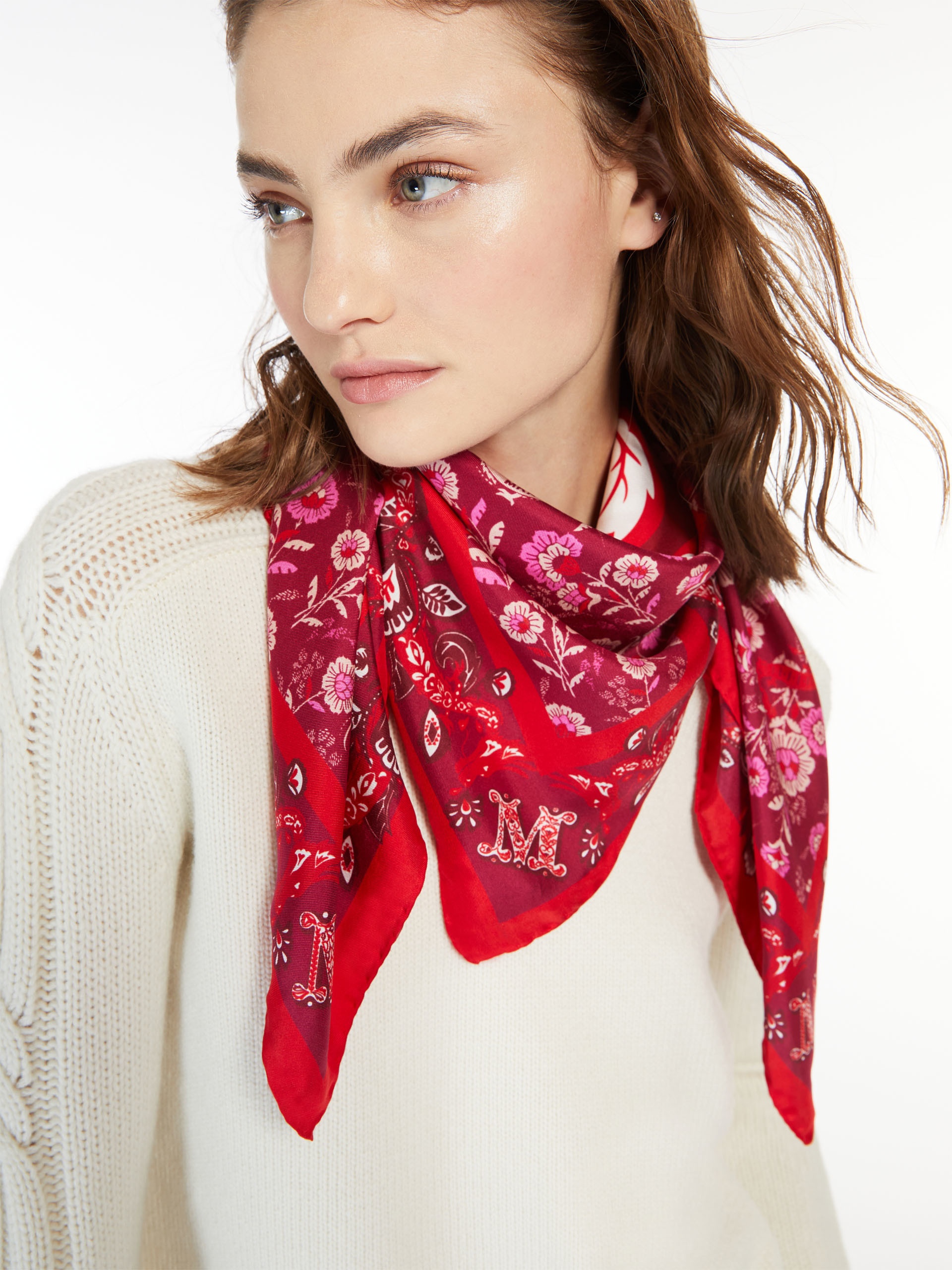 CARRE90 Printed silk scarf - 4