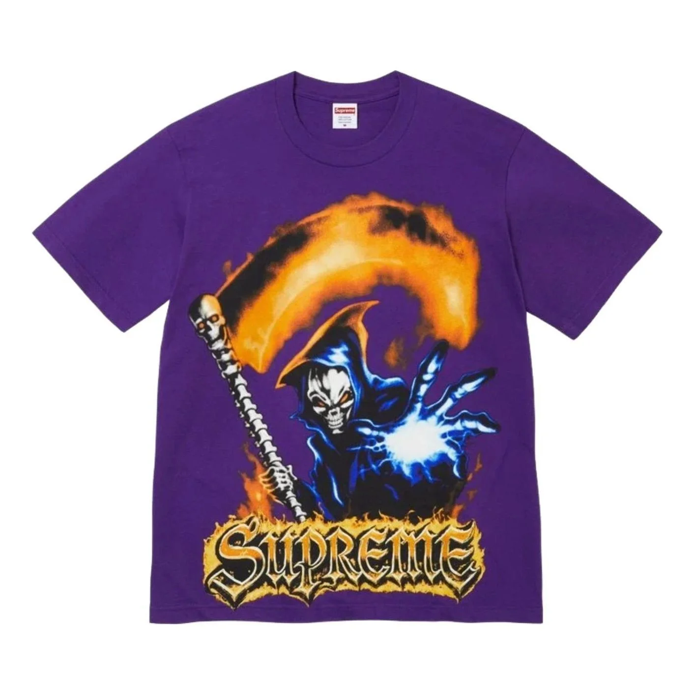 Supreme SS26 Grim Reaper T-Shirt 'Purple' SUP-SS26-159-PUR - 1