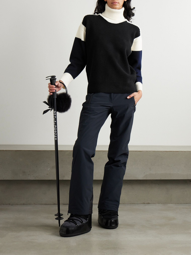 Aztech Mountain Bayer color-block wool-blend sweater Black outlook