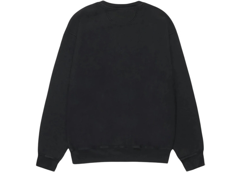 Stüssy Stussy Smooth Stock Pigment Dyed Crew Black outlook