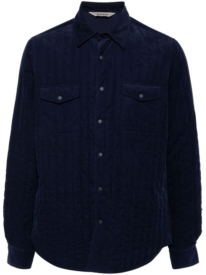 padded velvet shirt jacket 1