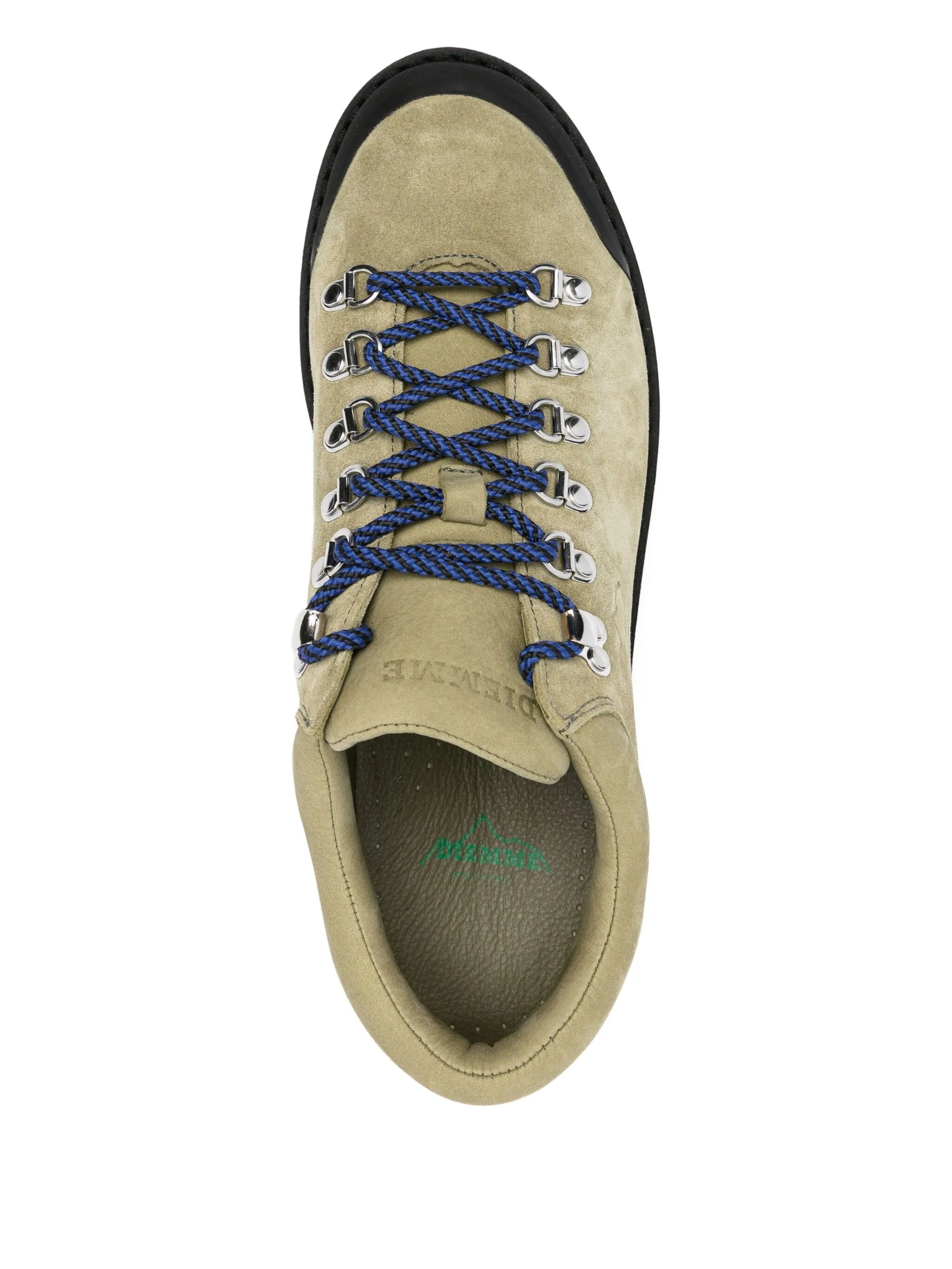 lace-up suede boots - 4