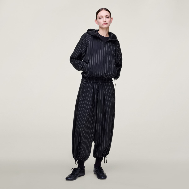 Y-3 REFINED WOOL CROPPED WIDE LEG PANTS 6