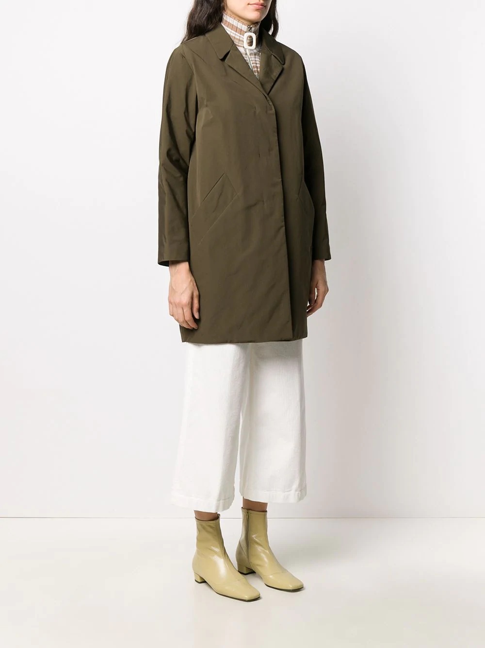 loose fit raincoat - 3