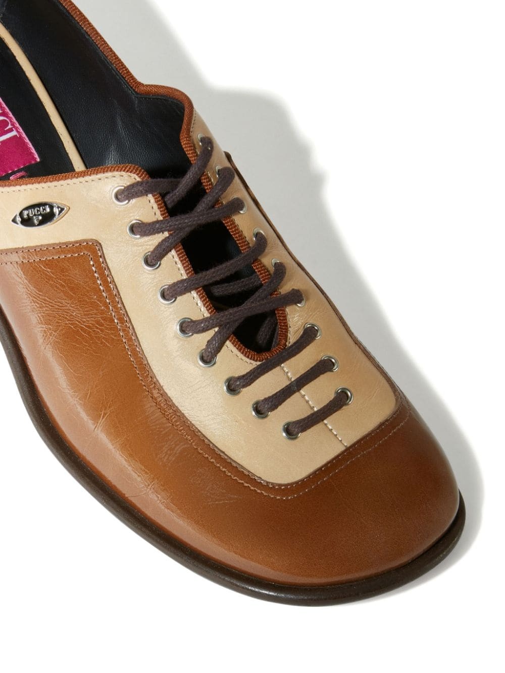 Deby panelled leather loafers - 2