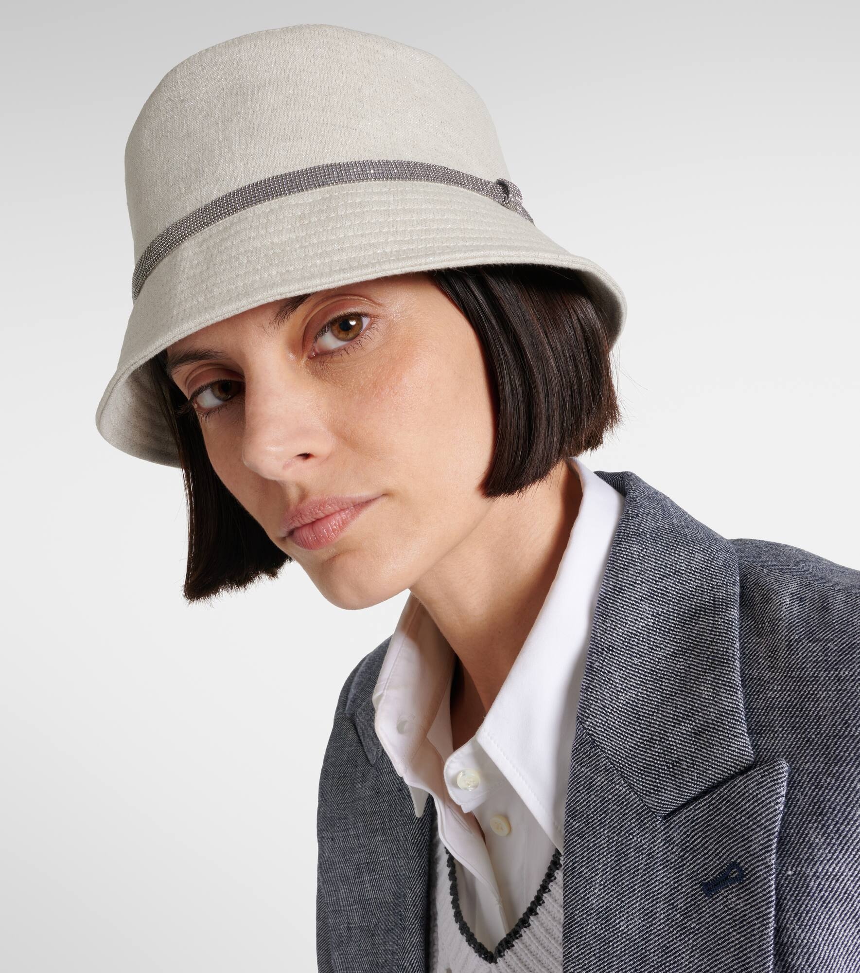 Linen canvas bucket hat - 2