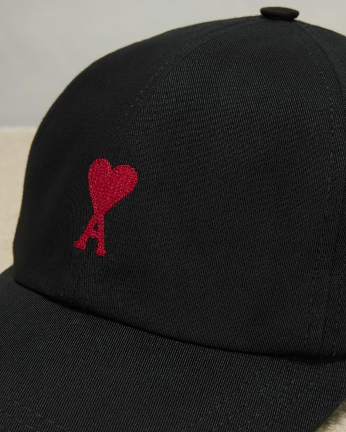 RED AMI DE COEUR EMBROIDERY CAP - 2