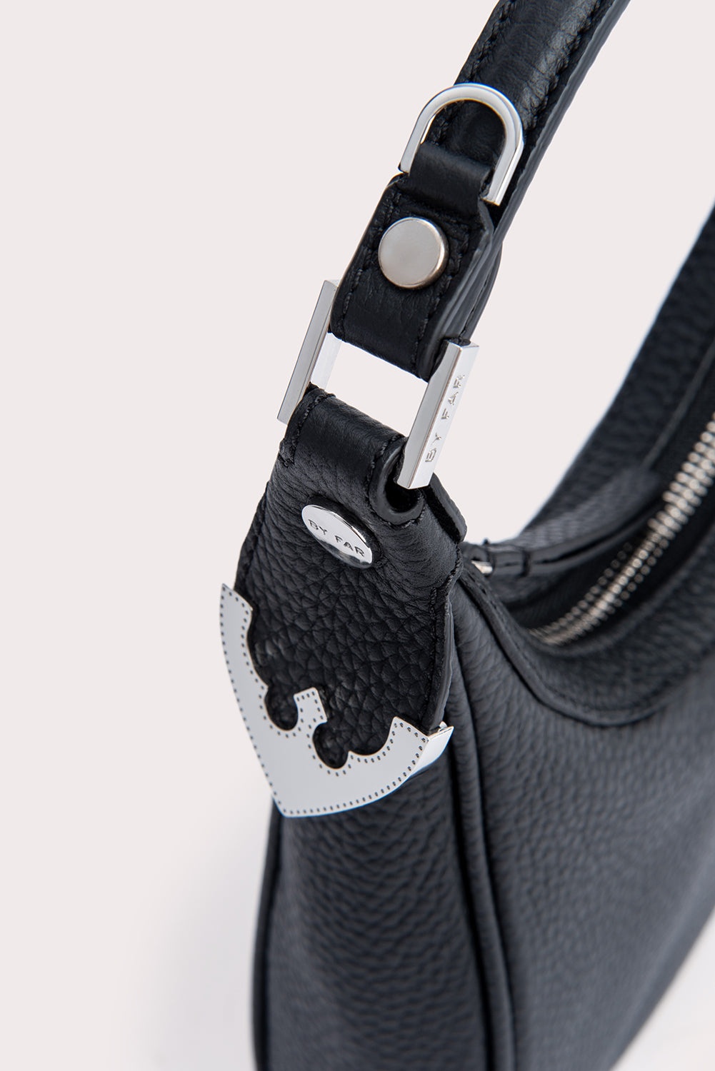 Cosmo Black Flat Grain Leather - 3