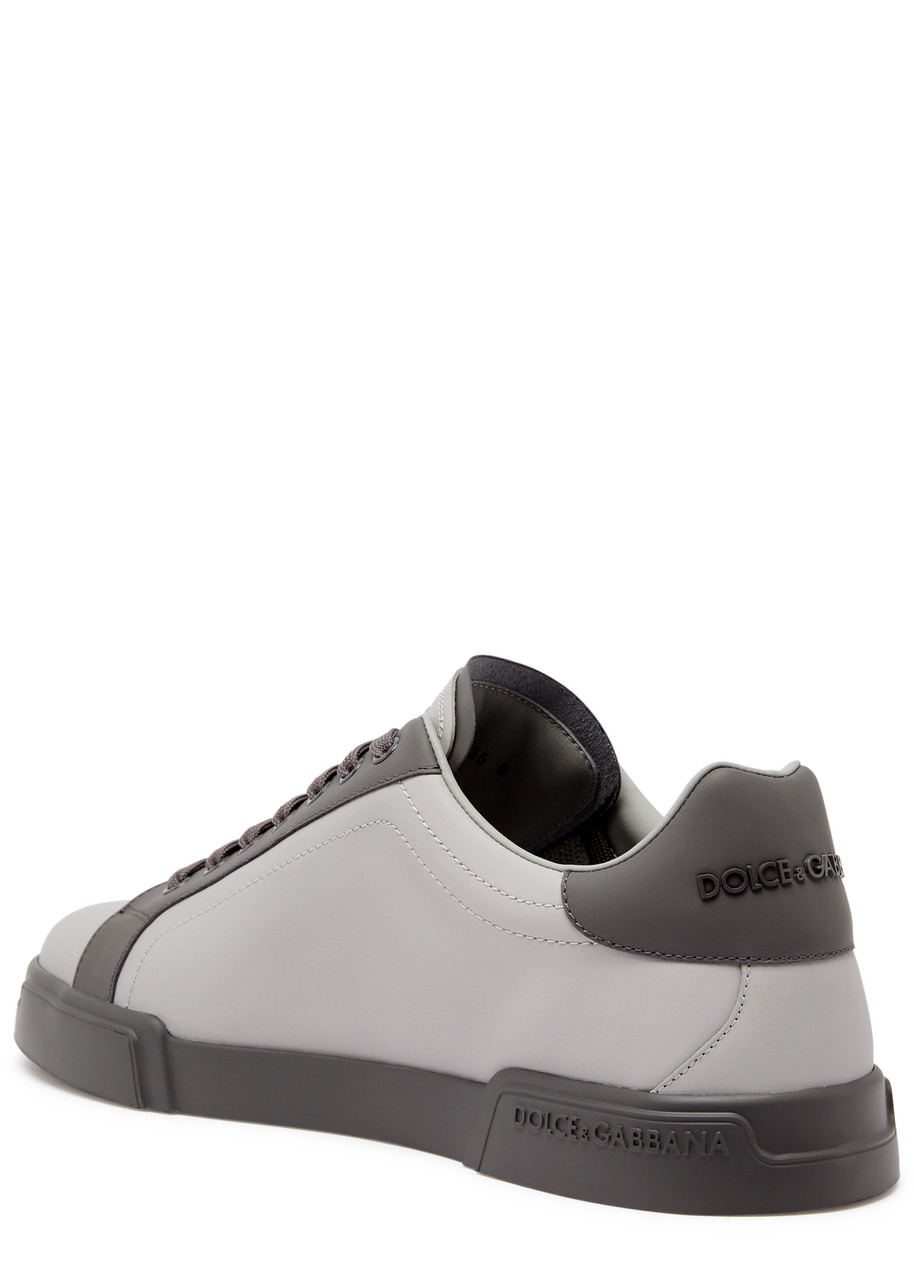 Dolce & Gabbana Portofino Panelled Leather Sneakers - 2