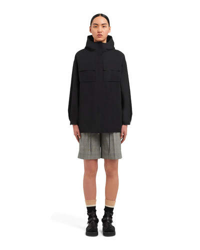 Prada Technical poplin caban jacket outlook