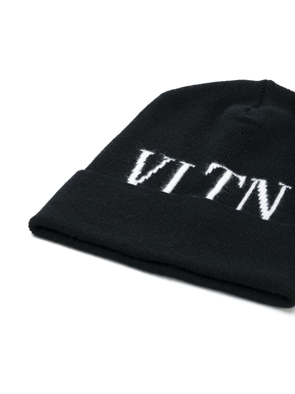 logo knit beanie - 2