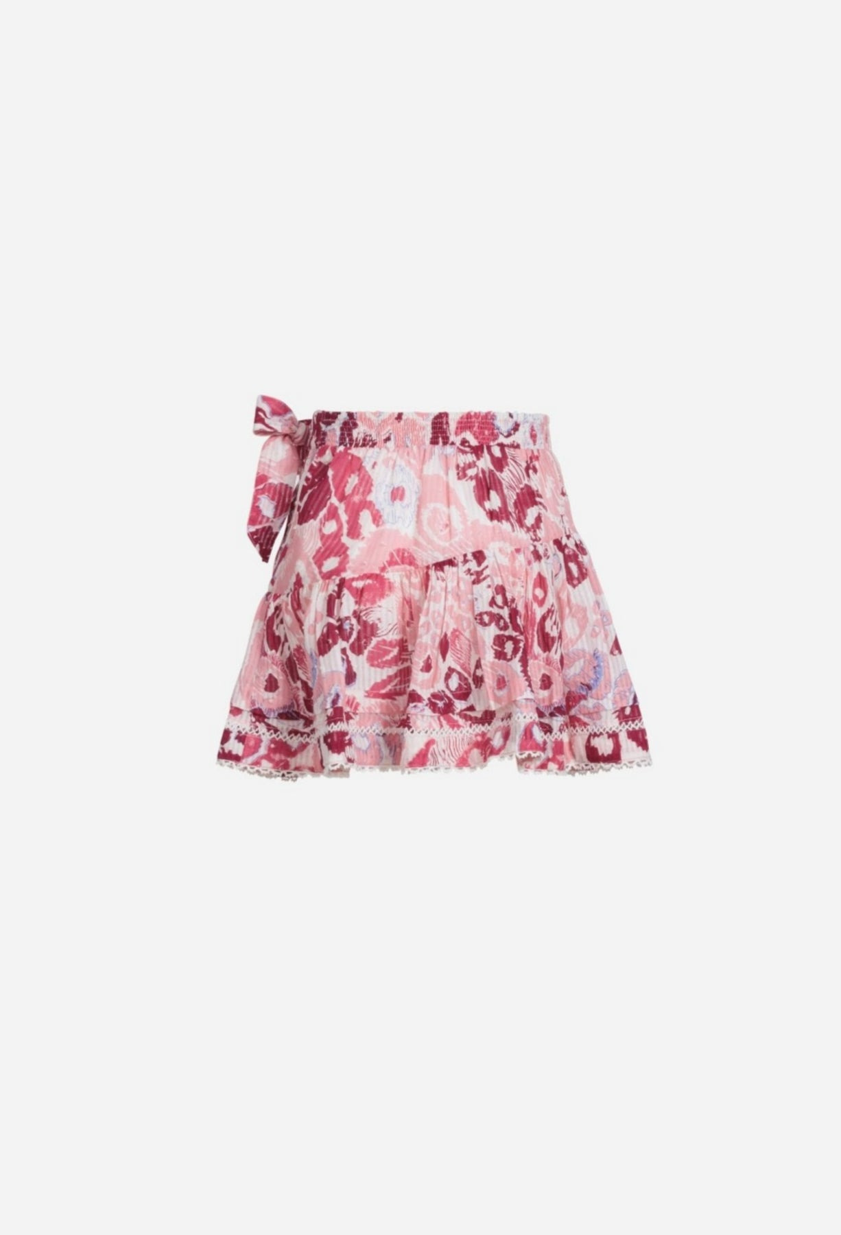 Mini Skirt Chantal for girls - Pink Pencilleo - 2