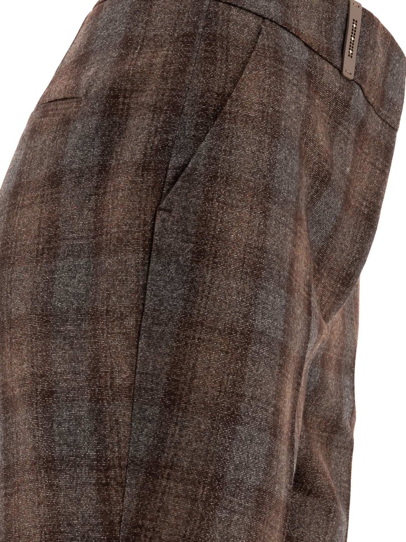 パンツ PESERICO FW24 Check wool trousers (P04629U 08306951) Women's Pants and Shorts Made in Italy | Peserico US