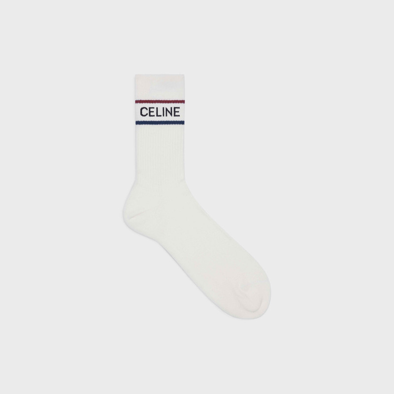 CELINE SOCKS IN STRIPED COTTON 1