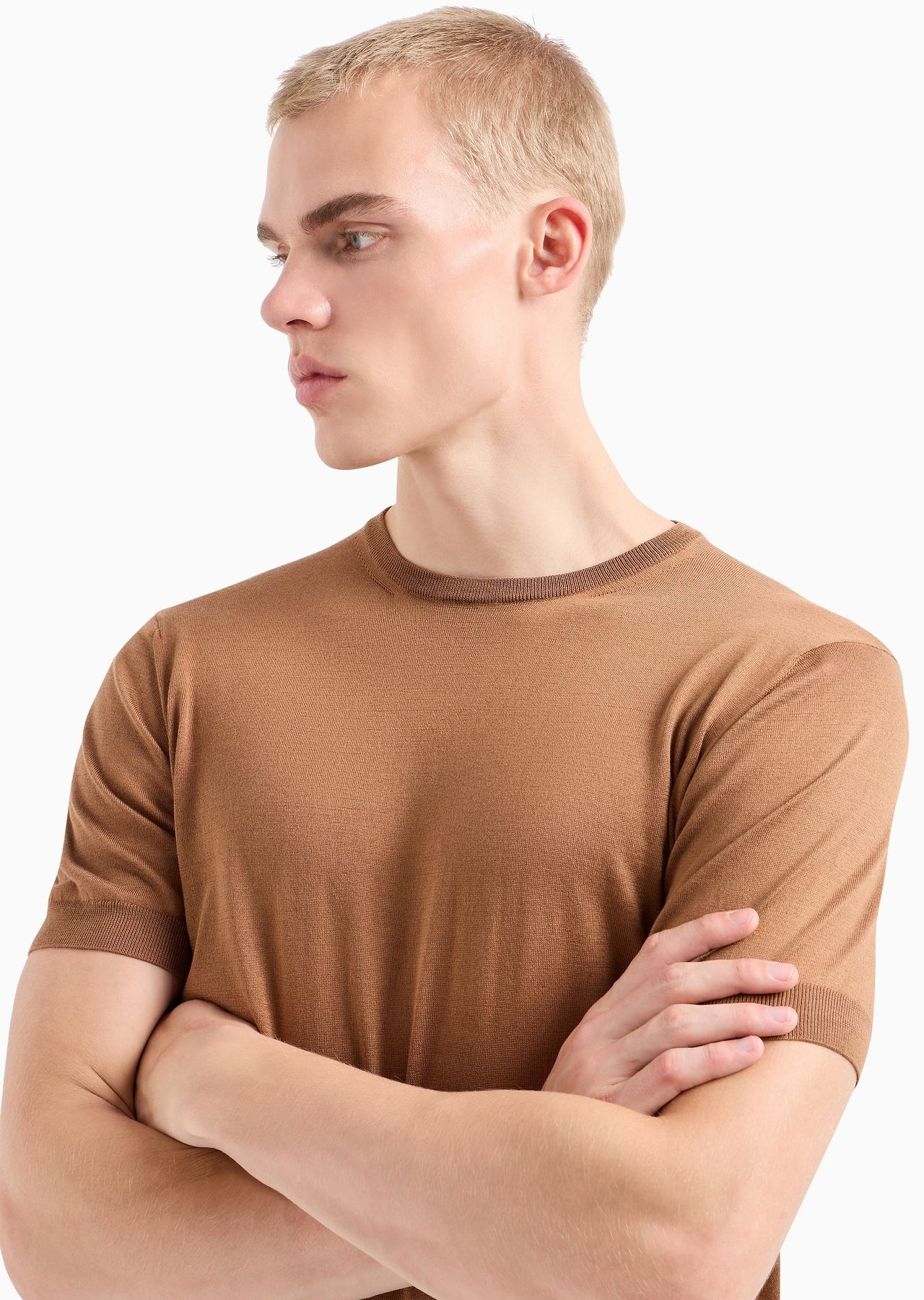 Silk and cotton crew-neck jumper - 5