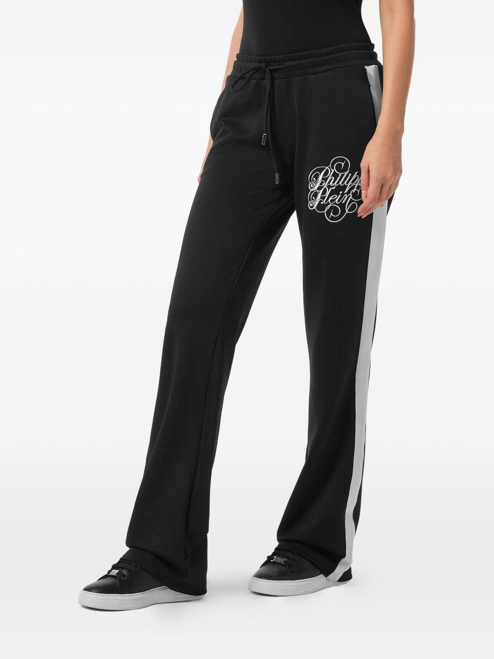 drawstring-waistband trousers - 3
