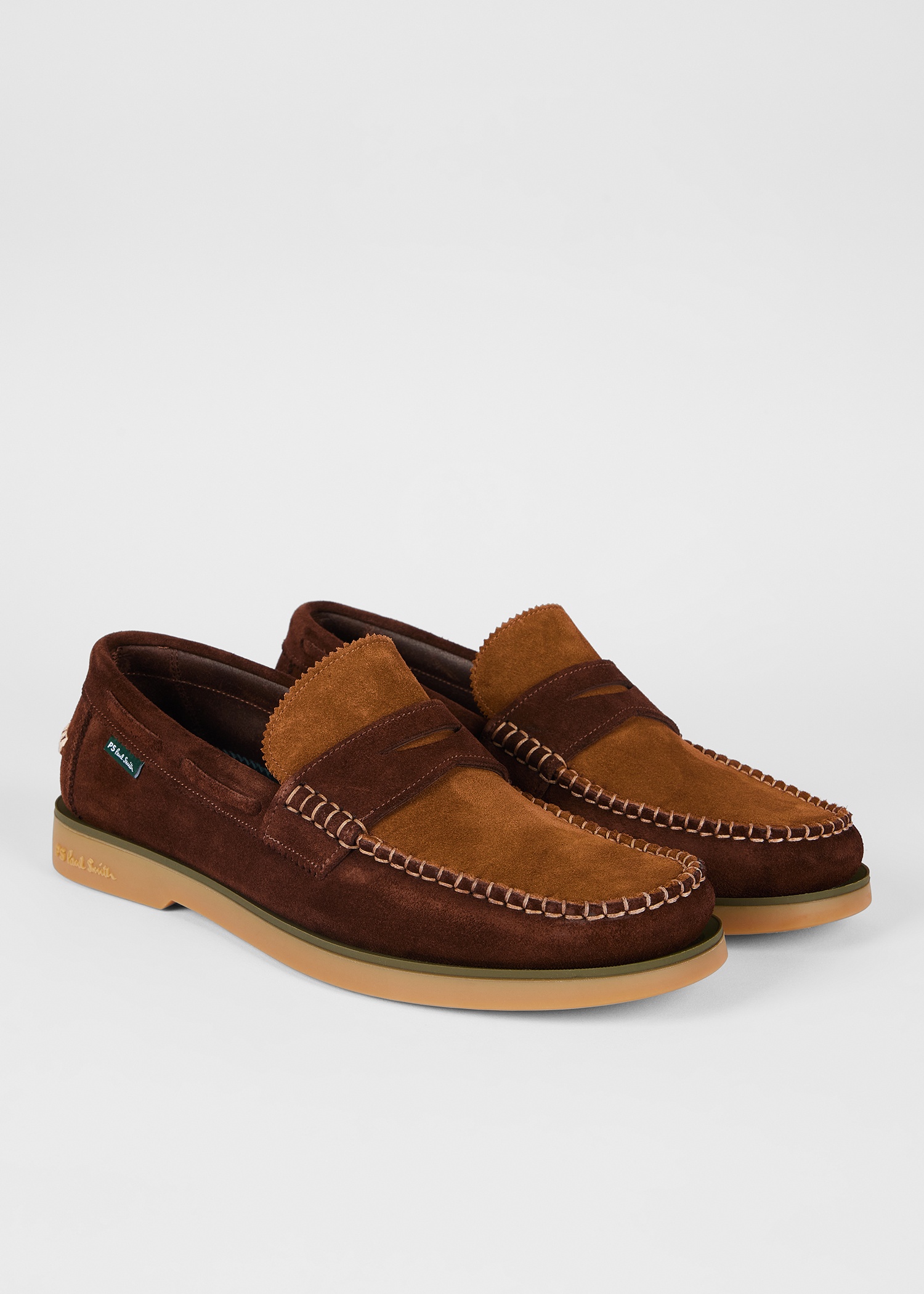 Brown Suede 'Tristain' Loafers - 4