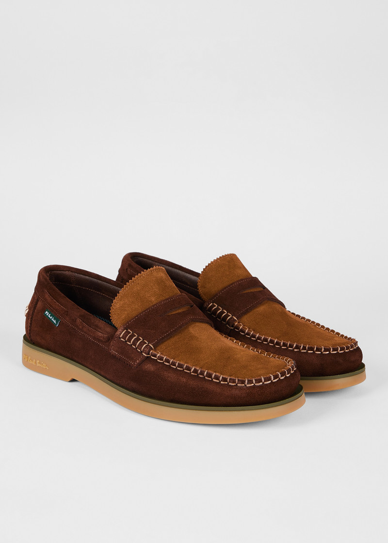 Brown Suede 'Tristain' Loafers 4