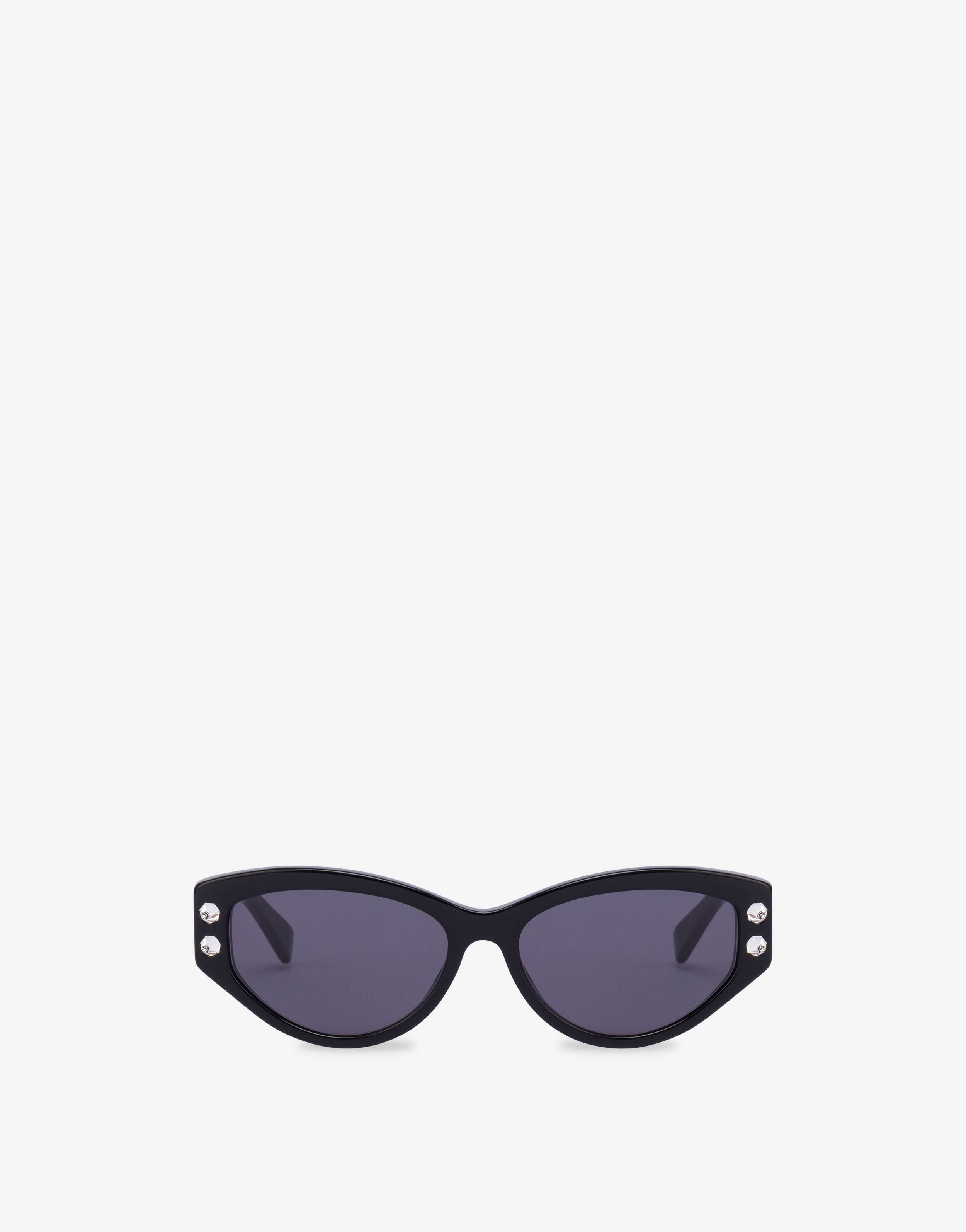 CAT EYE SUNGLASSES WITH RHINESTONES - 1