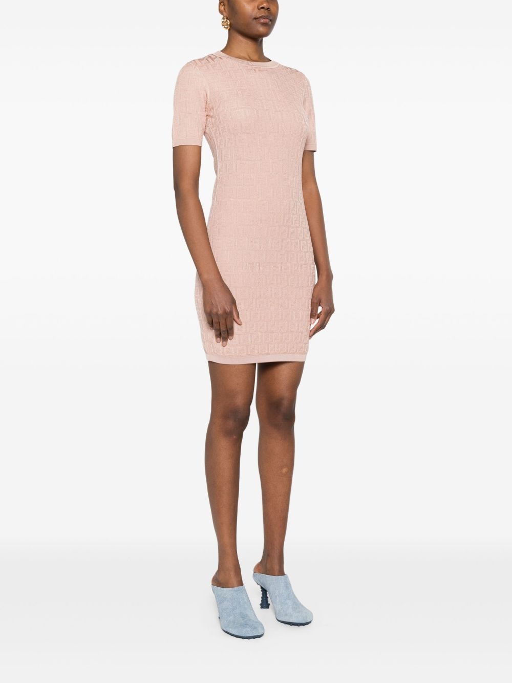 monogram mini dress - 3