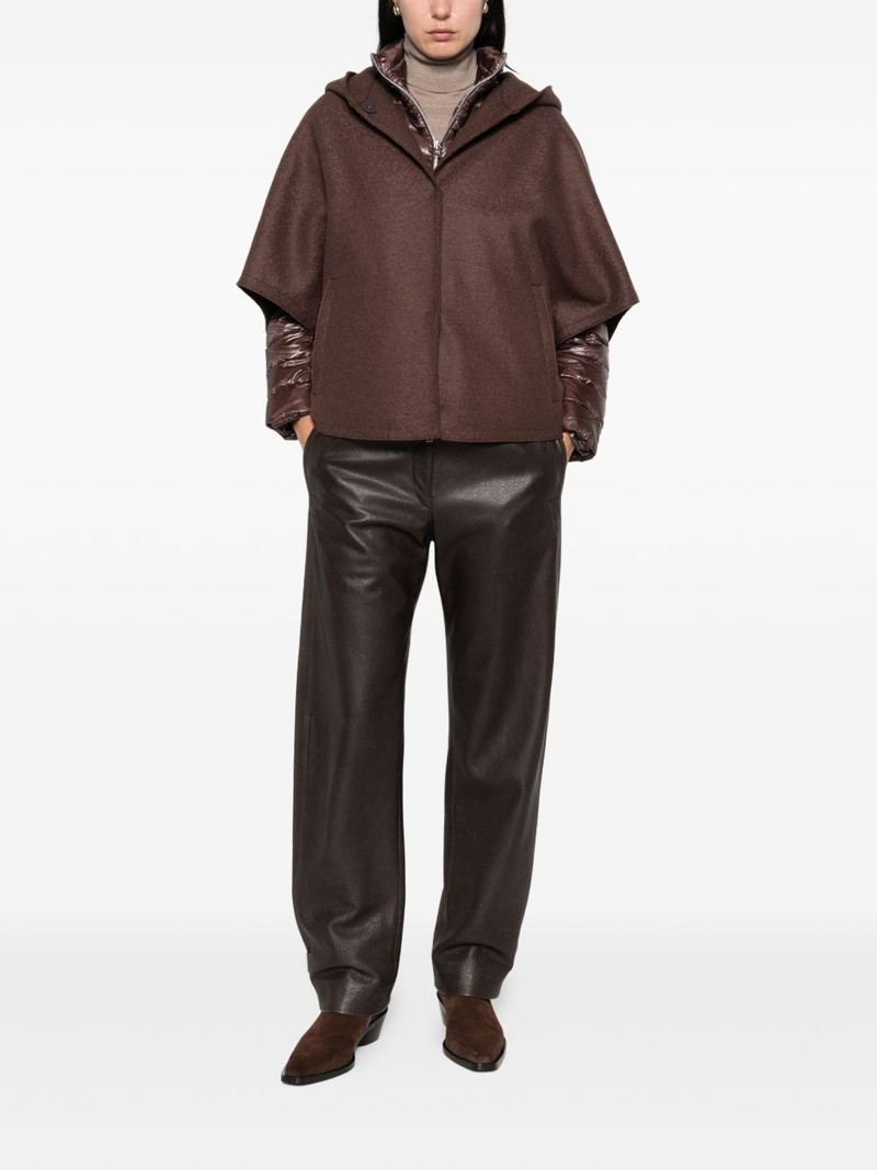 Herno hooded quilted jacket outlook