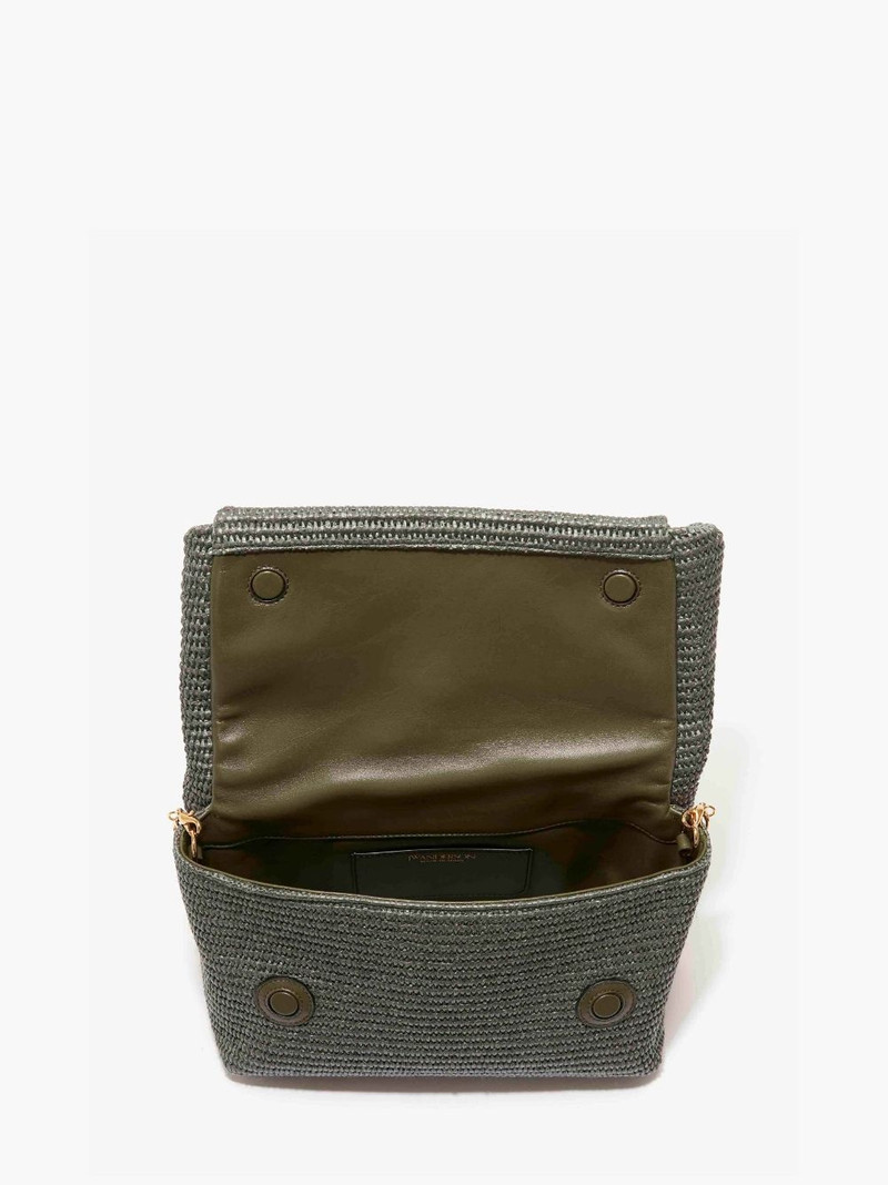 LARGE TWISTER - RAFFIA TOP HANDLE BAG 3