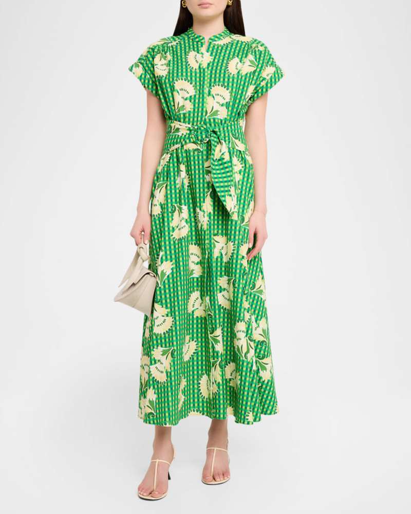 SALONI Neesha Short-Sleeve Cotton Maxi Dress outlook