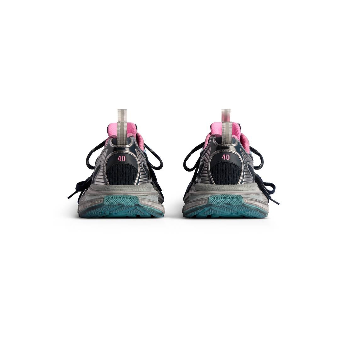 BALENCIAGA Women's 3xl Sneaker in Grey/blue/pink | REVERSIBLE
