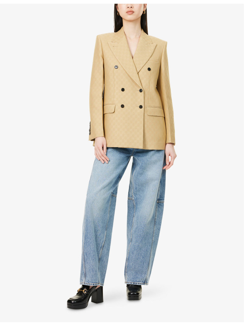 GUCCI Wide-Leg Mid-Wash Denim Jeans outlook