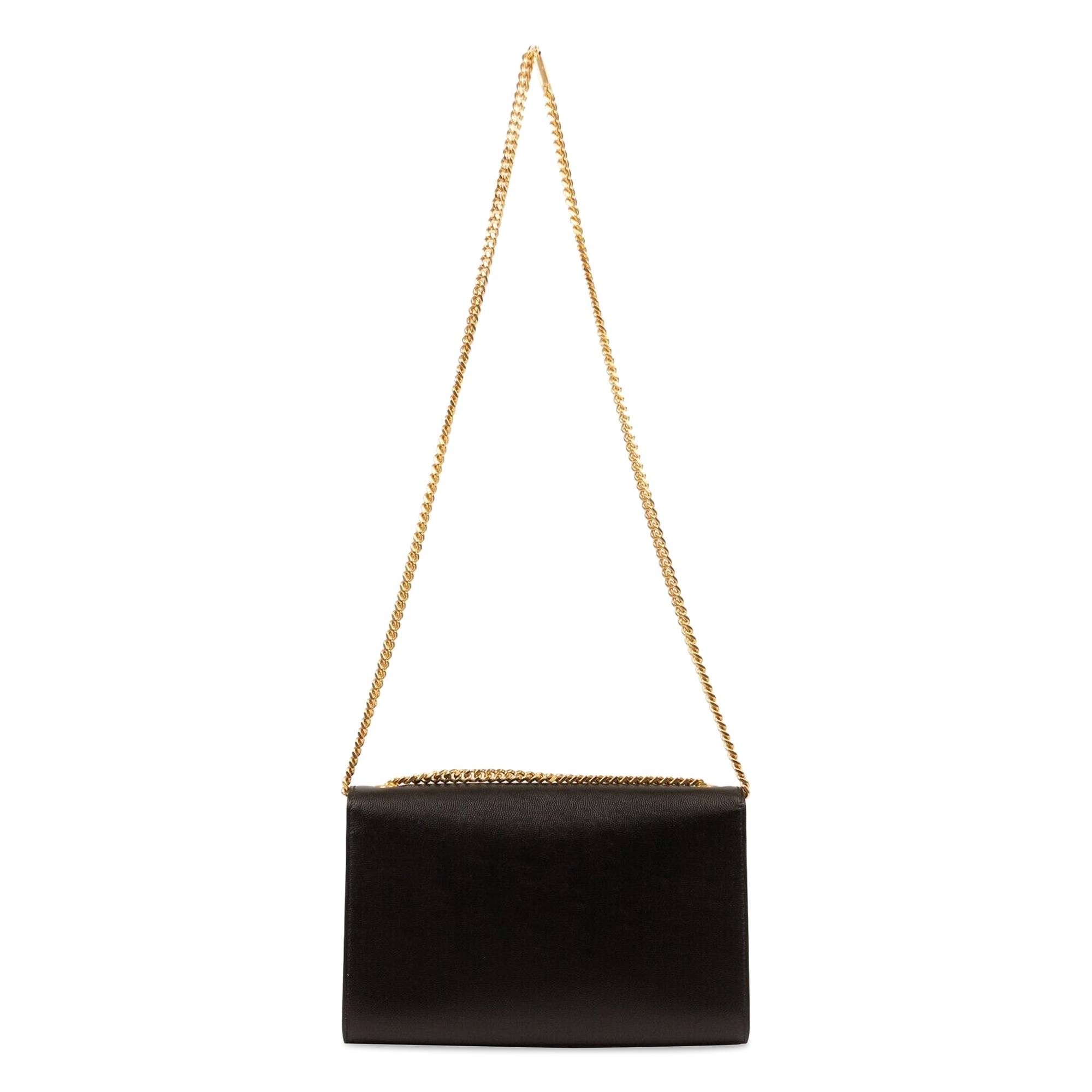 Saint Laurent Kate Tassel Medium Chain Bag 'Black' - 2