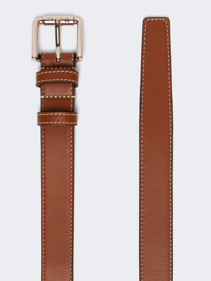 Max Mara NEWBUCKLE35LONG Leather belt outlook