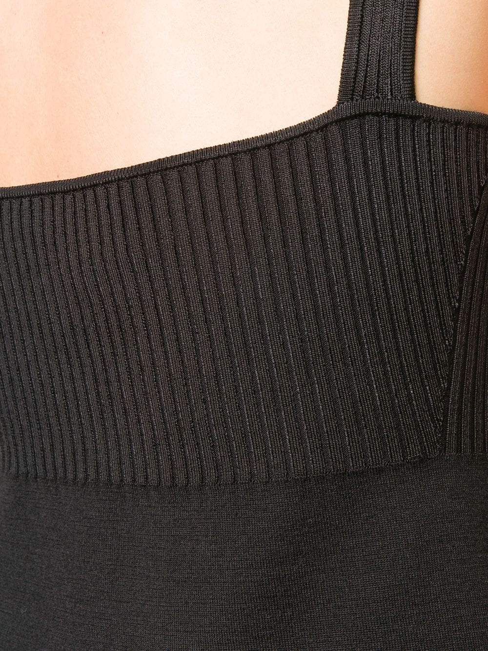 ribbed-knit cropped top - 5