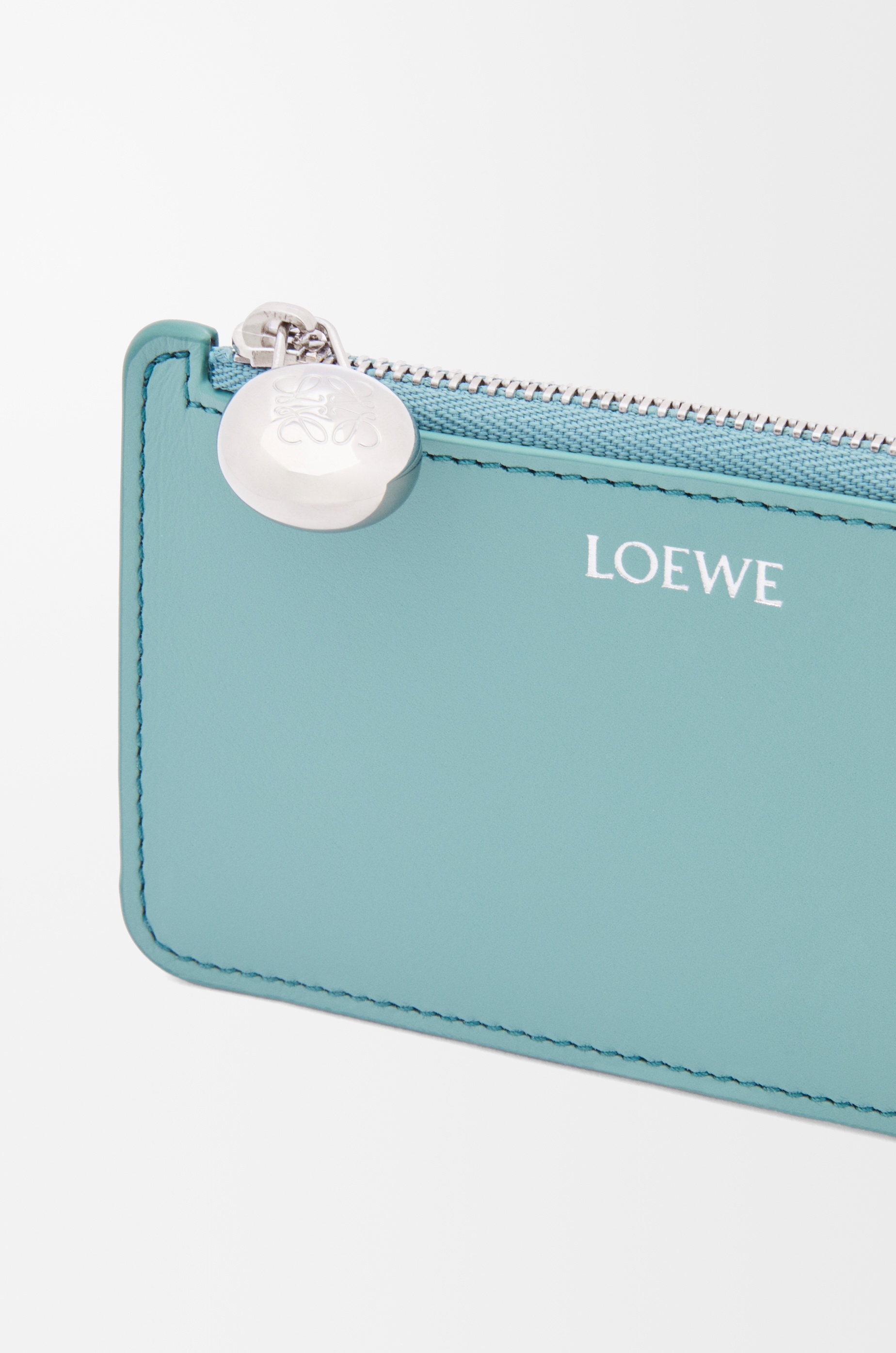 Pebble coin cardholder in shiny nappa calfskin - 4