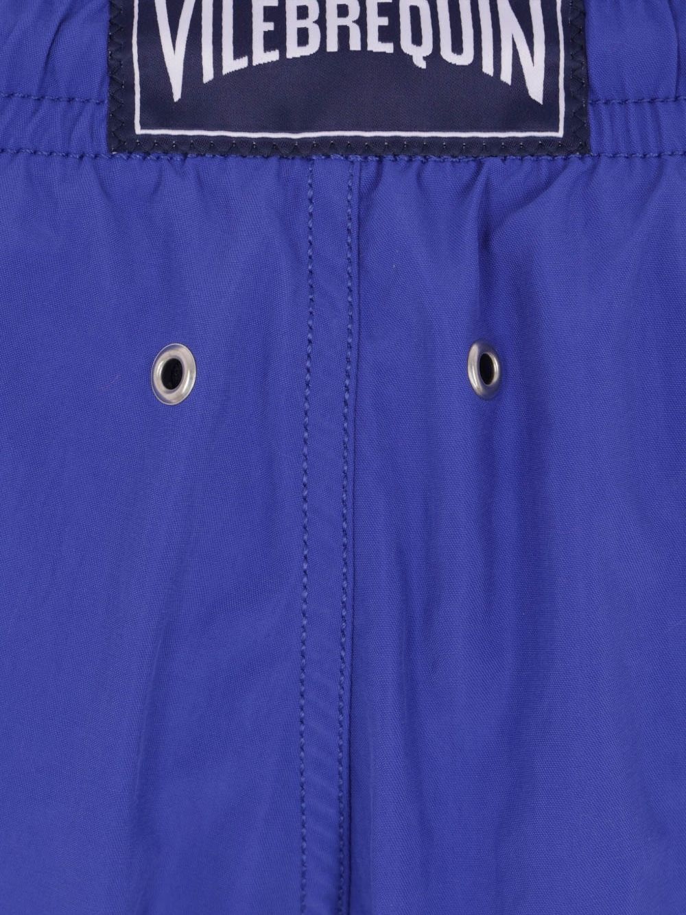 logo-patch swim shorts - 4