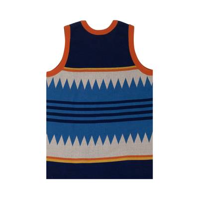 Just Don Just Don Shark Basketball Tank Jersey Sweater 'Blue' outlook