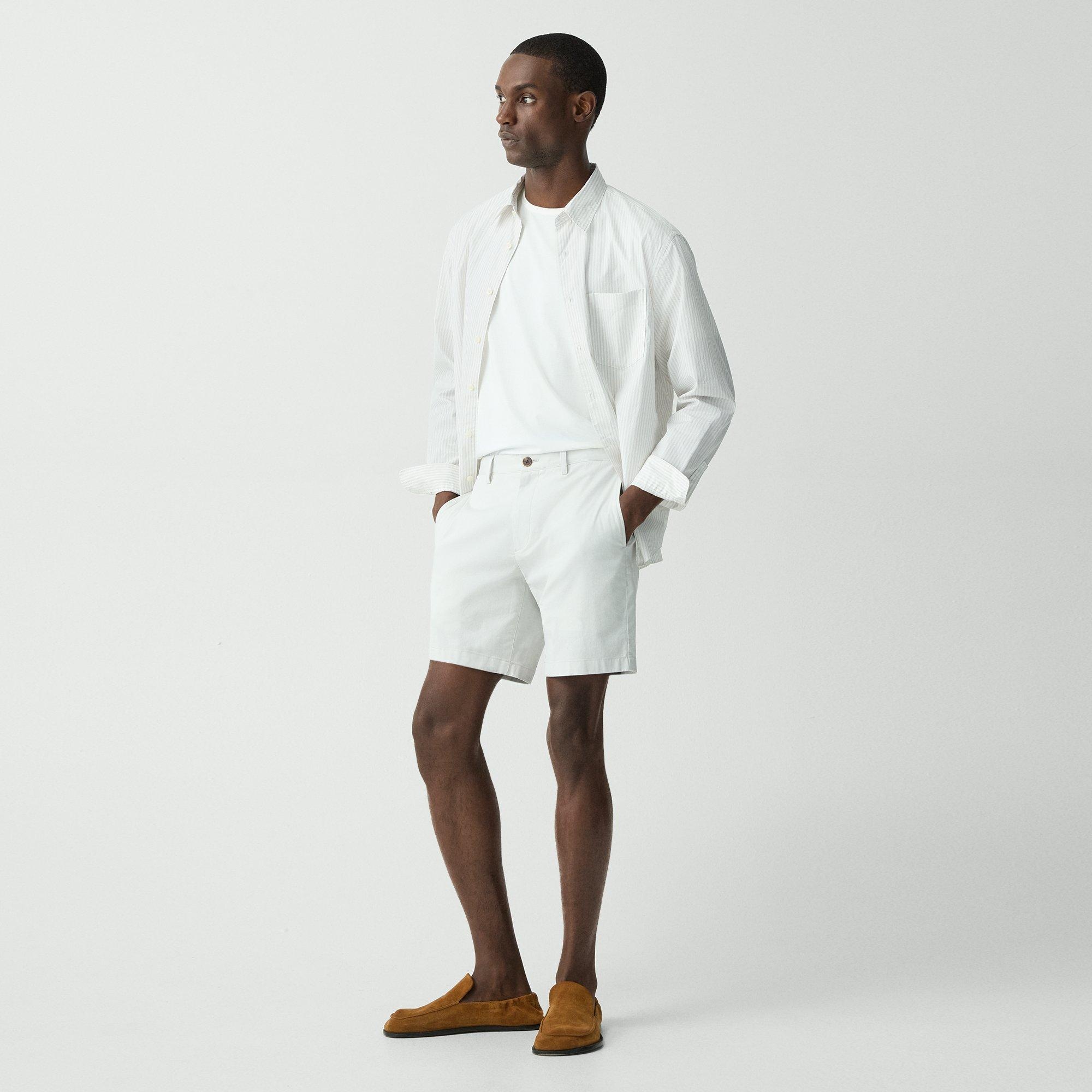 Zaine Short in Stretch Cotton - 3