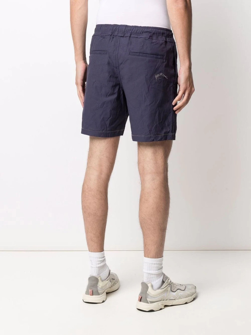 elasticated waistband track shorts 5