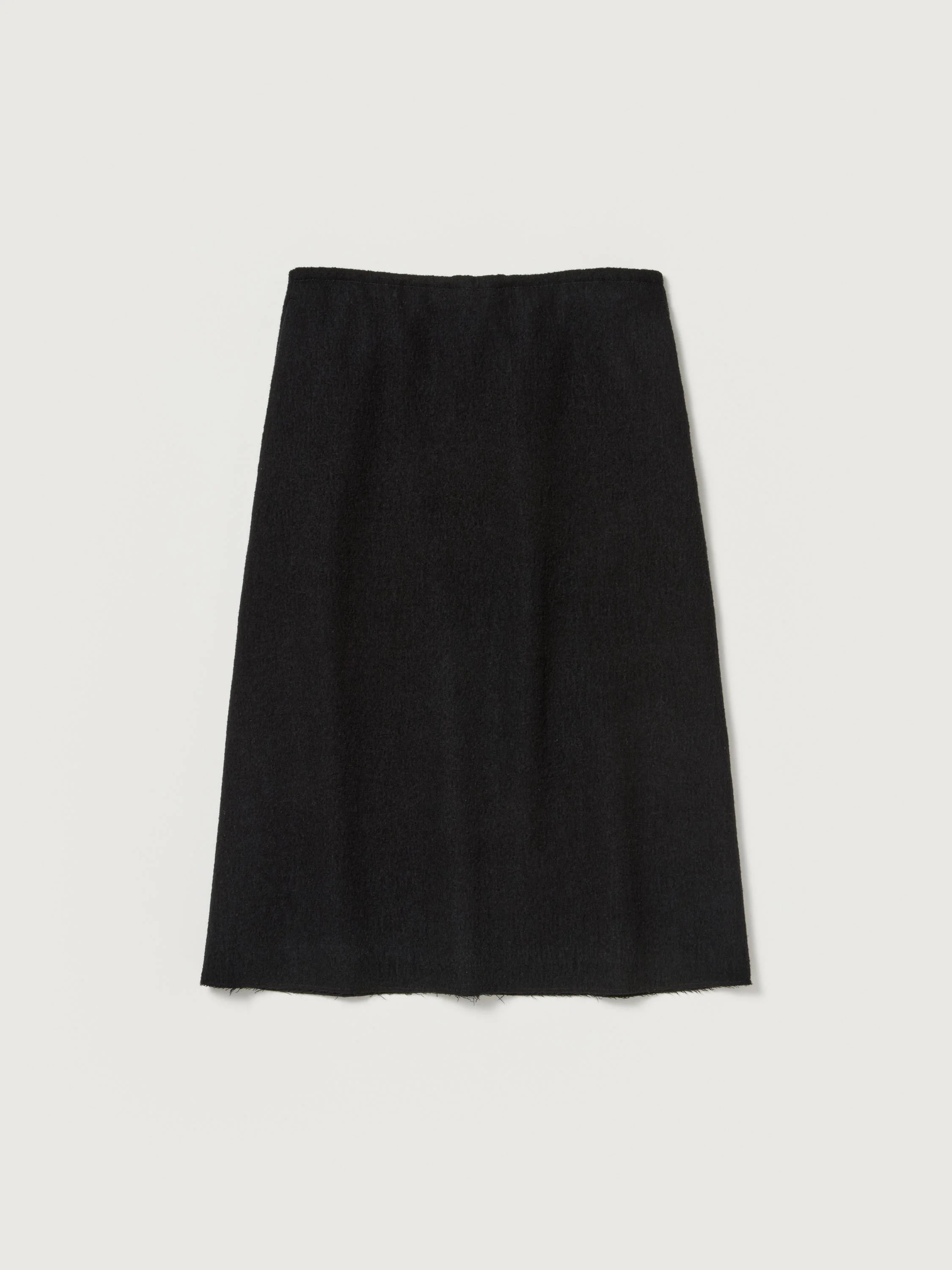 FULLED WOOL SILK SKIRT - 1