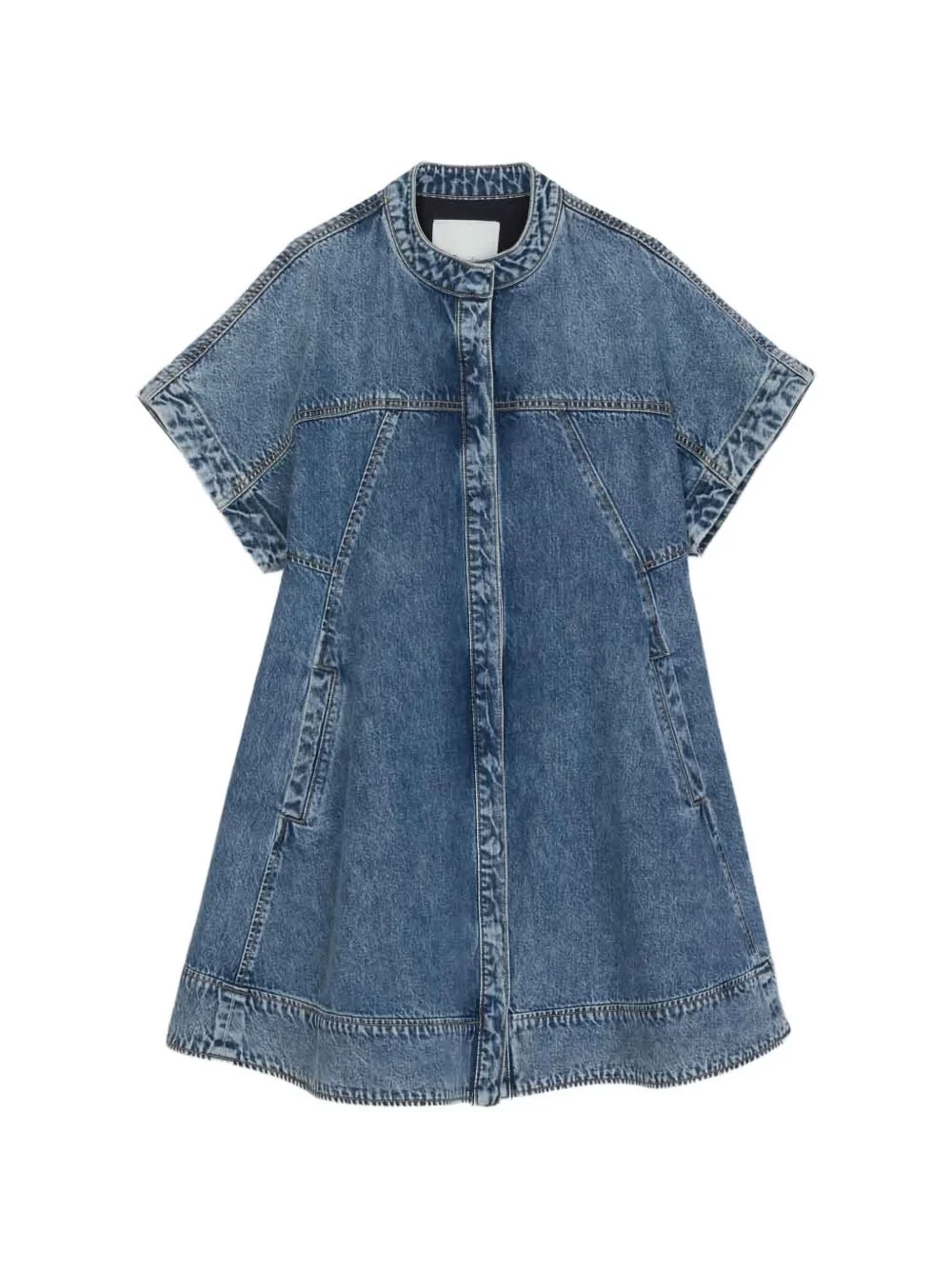 short-sleeve dress - 1