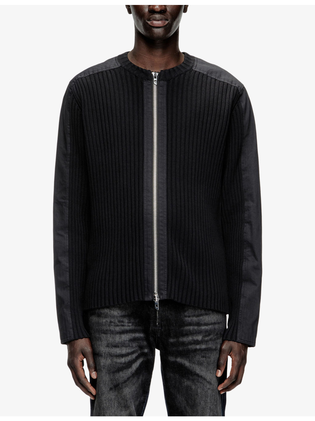 K-Matty Zipped Cotton-Knit Cardigan - 3