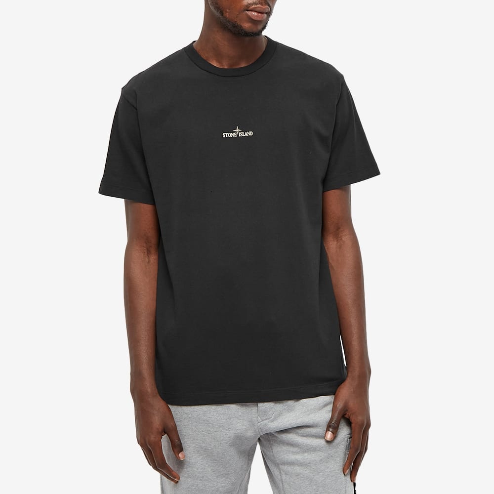 Stone Island Scrap Logo Back  Tee - 4