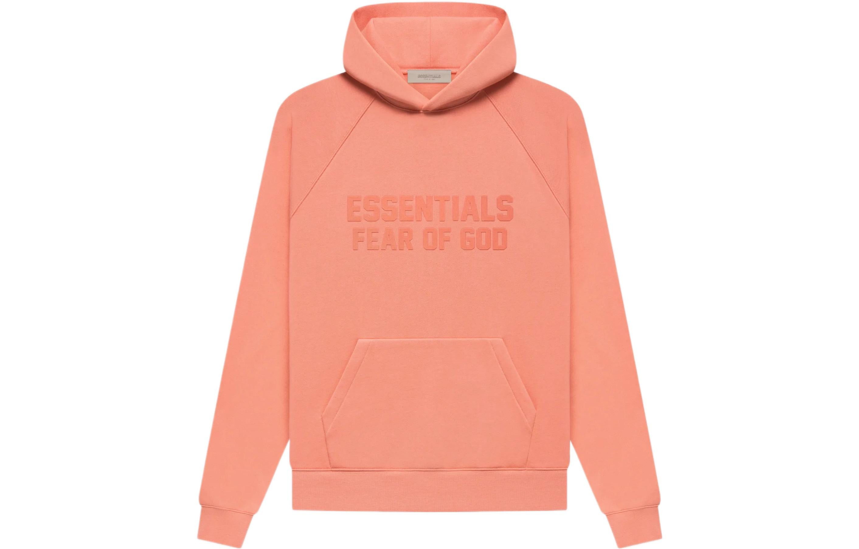 Fear of God Essentials FW22 Hoodie 'Coral' FOG-FW22-029 - 2
