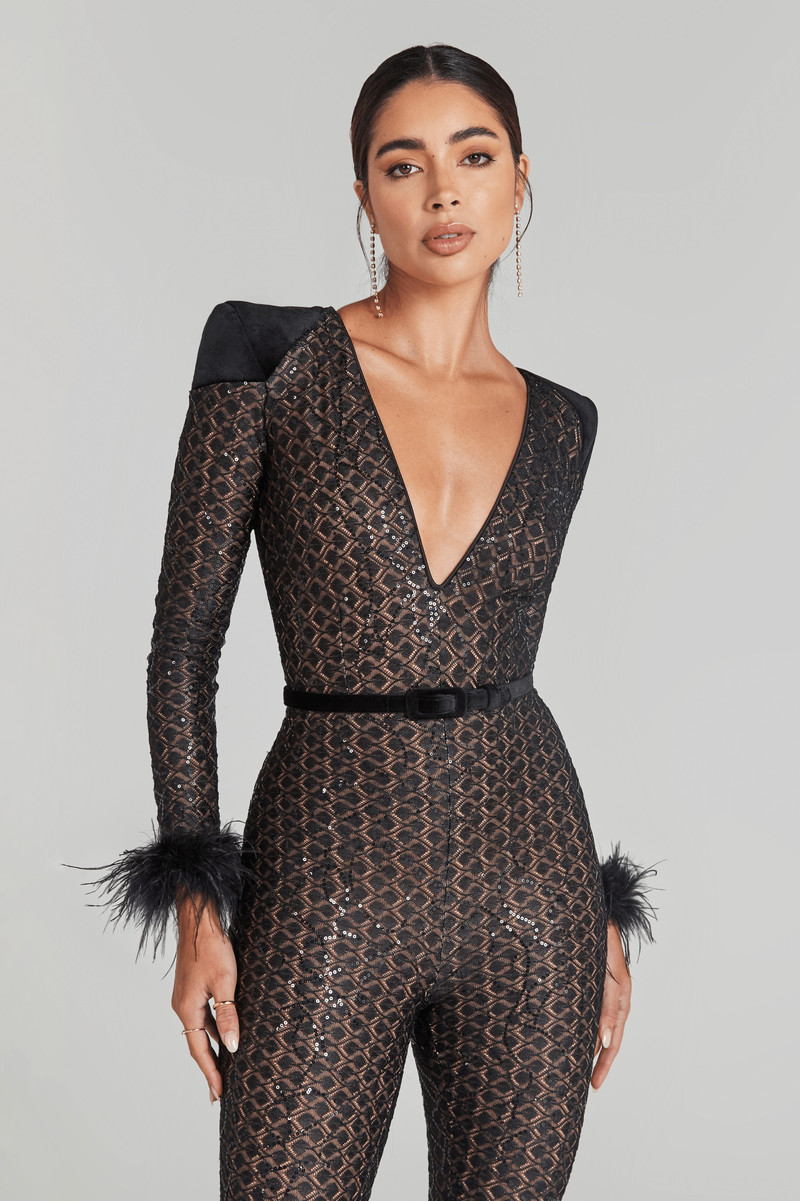 Rachel Black Jumpsuit 4