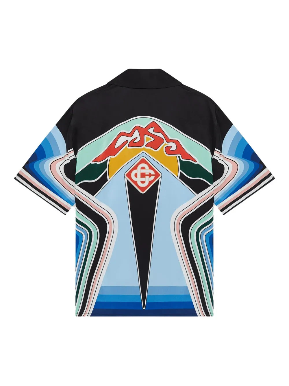 Graphic Mountain Print Shirt - 2