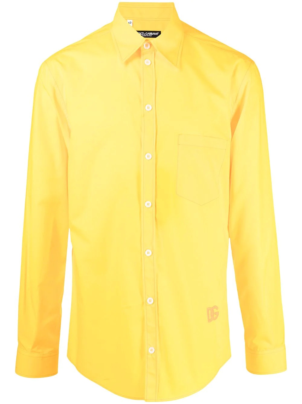 long-sleeve cotton shirt - 1